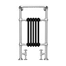 Westport Traditional Black Heated Towel Rail Radiator (963 x 493mm)