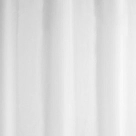 Extra Wide White Anti-Bacterial Polyester Shower Curtain W2500 x H2000mm Large Image