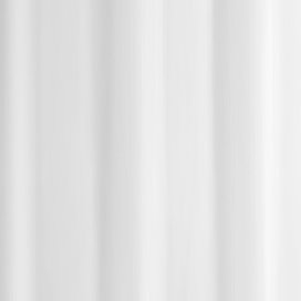 White Anti-Bacterial Polyester Shower Curtain W1800 x H2000mm - 67312 Large Image
