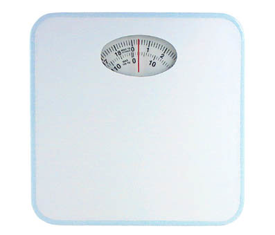 White Bathroom Scale Large Image