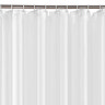White H1800 x W1800mm Polyester Shower Curtain  Feature Large Image