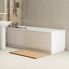 White MDF Bath Panel Pack - Various Sizes Medium Image
