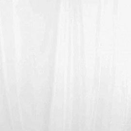 White Polyester Shower Curtain W1800 x H2000mm - 67112 Medium Image