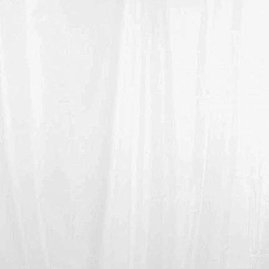 White Polyester Shower Curtain W1800 x H2000mm - 67112 Large Image