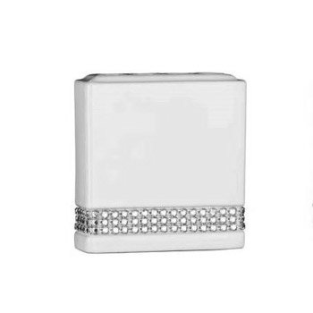 White Radiance Ceramic Toothbrush Holder - 1601345 Large Image