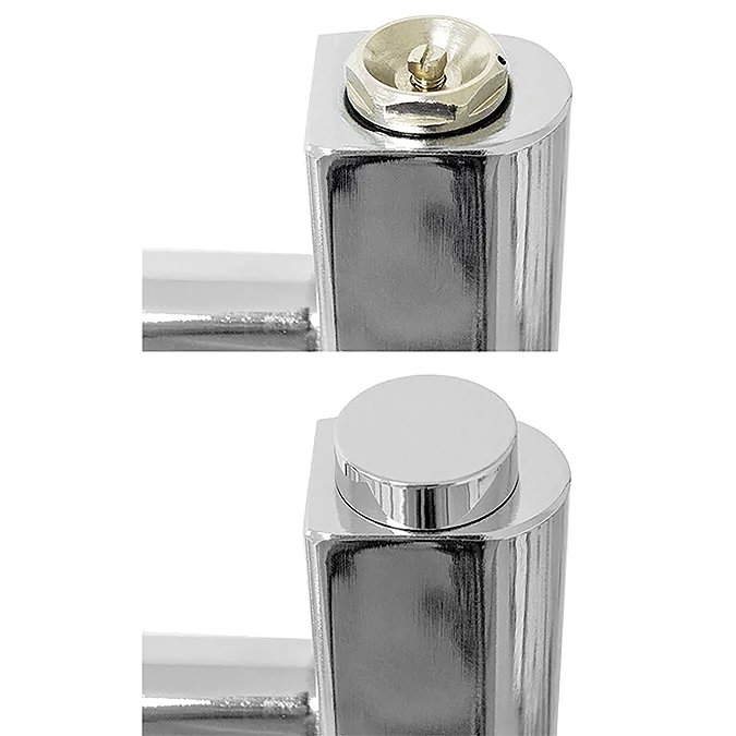 White Radiator Cover Caps