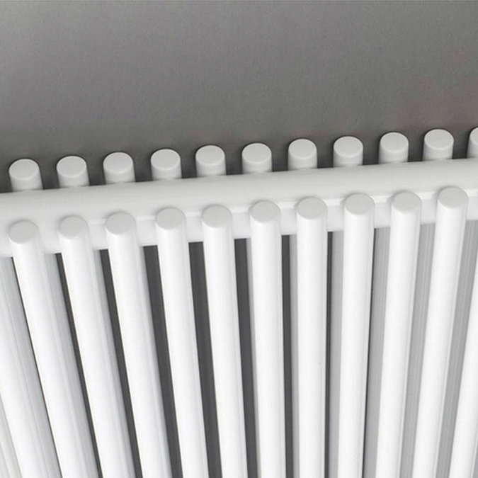 Hudson Reed Refresh Double Panel Horizontal Designer Radiator - White - HLW22 Profile Large Image