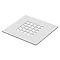 White Shower Grate Cover for Imperia Shower Trays Large Image