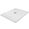 Imperia 800 x 800mm White Slate Effect Square Shower Tray + Chrome Waste Large Image