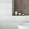 White Slate Effect Wall & Floor Tiles - Julien Macdonald - 600 x 300mm  Profile Large Image