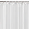 White Polyester Shower Curtain 2400mm x 2000mm Extra Wide