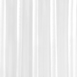White H2000 x W2400mm Polyester Shower Curtain Large Image