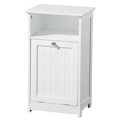 White Wood Bathroom Cabinet - 2402058 Large Image