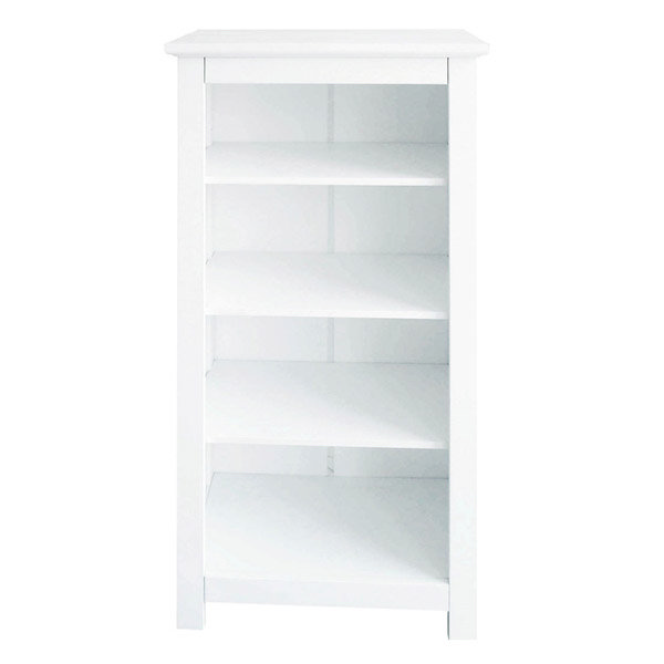 White Wood Shelf Unit - 241566L Large Image