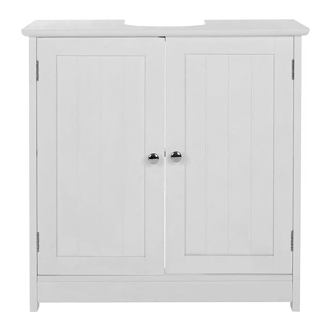 White Wood Under Sink Cabinet - 2402060  Profile Large Image