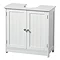 White Wood Under Sink Cabinet - 2402060 Large Image