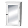 White Wood Cabinet with Mirrored Door - 2400942 Large Image