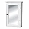 White Wood Cabinet with Mirrored Door - 2400942 Large Image