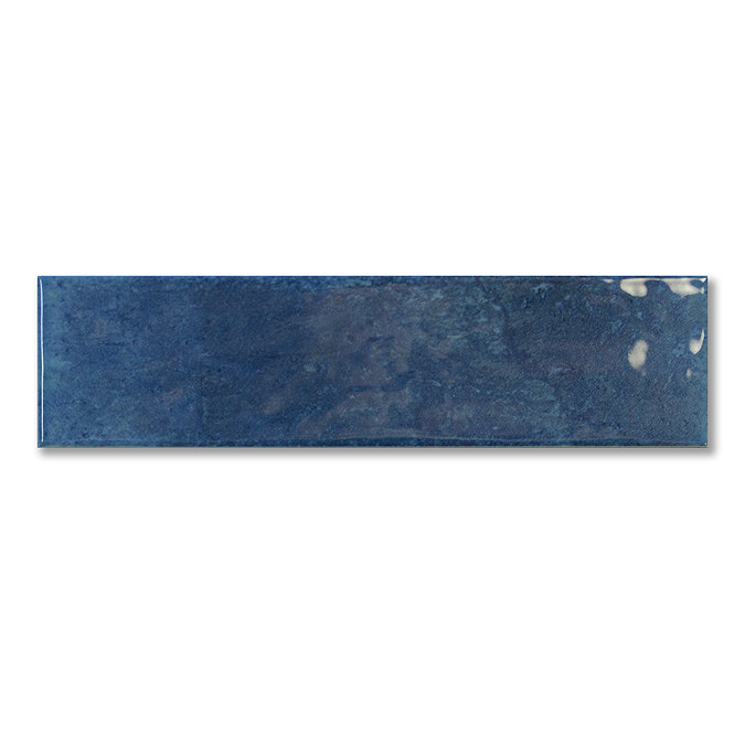 Willaton Rustic Blue Gloss Wall Tiles 65 x 250mm