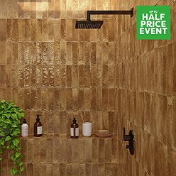 Willaton Rustic Brown Gloss Wall Tiles