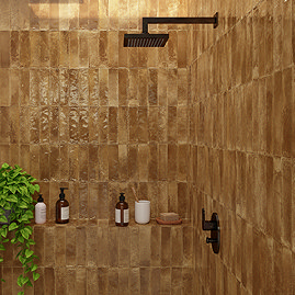 Willaton Rustic Brown Gloss Wall Tiles