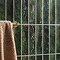 Willaton Rustic Green Gloss Wall Tiles 65 x 250mm