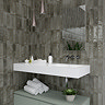 Willaton Rustic Grey Gloss Wall Tiles 65 x 250mm