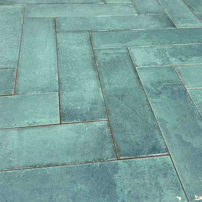 Willaton Rustic Sage Gloss Wall Tiles – 65 x 250mm