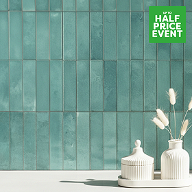 Willaton Rustic Sage Gloss Wall Tiles 65 x 250mm