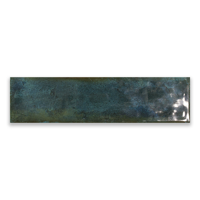 Willaton Rustic Turquoise Gloss Wall Tiles 65 x 250mm