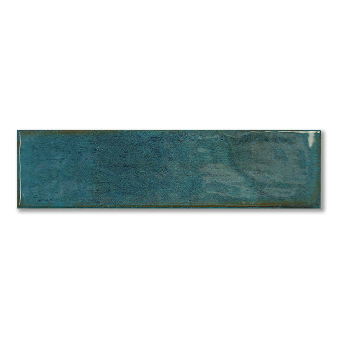 Willaton Rustic Turquoise Gloss Wall Tiles 65 x 250mm