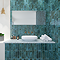 Willaton Rustic Turquoise Gloss Wall Tiles 65 x 250mm