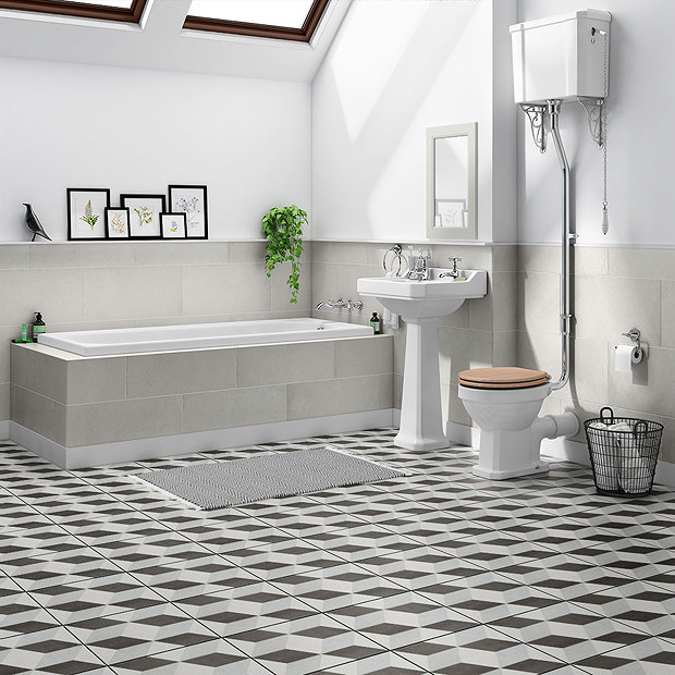 Winchester High Level Toilet Bathroom Suite | Victorian Plumbing.co.uk