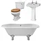 Winchester Traditional Double Ended Roll Top Bath Suite Large Image