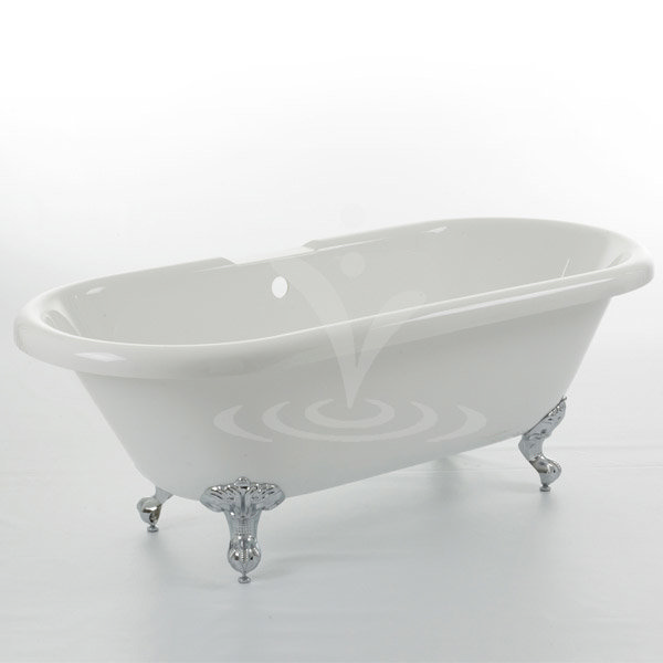 Winchester Traditional Free Standing Double Ended Roll Top Bath Suite Profile Large Image