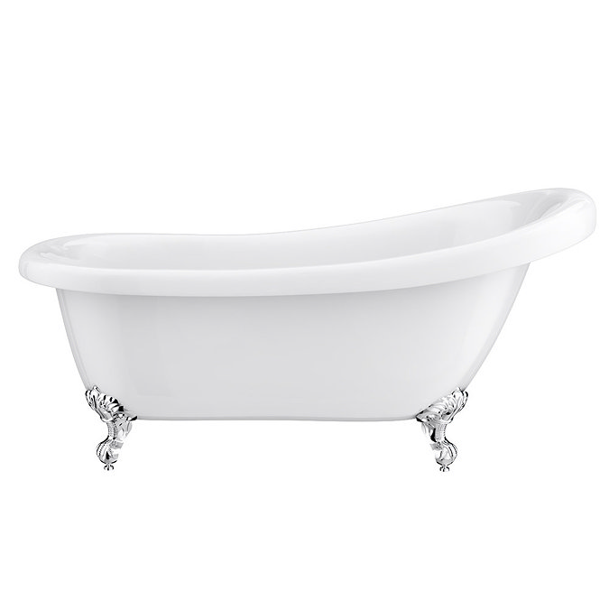 Winchester Traditional Free Standing Roll Top Slipper Bathroom Suite (1550mm) Feature Large Image