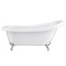 Winchester Traditional Free Standing Roll Top Slipper Bathroom Suite (1550mm) Feature Large Image