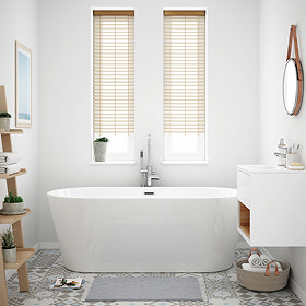 Brooklyn 1500 x 750mm Small Double Ended Free Standing Bath Large Image