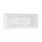 Windsor Kubic 1500 x 750mm Small Double Ended Free Standing Bath Profile Large Image