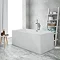 Windsor Kubic 1500 x 750mm Small Double Ended Free Standing Bath Large Image