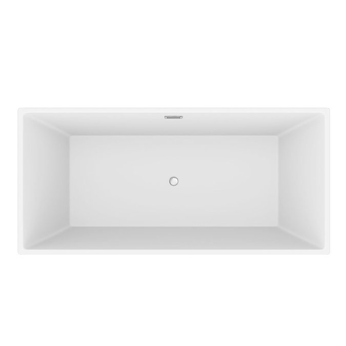 Windsor Kubic 1700 x 800mm Double Ended Free Standing Bath Profile Large Image