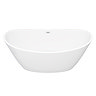 Sofia 1700 x 800mm Modern Double Ended Freestanding Bath  In Bathroom Large Image
