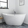 Sofia 1700 x 800mm Modern Double Ended Freestanding Bath  Newest Large Image