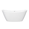 Sofia 1700 x 800mm Modern Double Ended Freestanding Bath  Profile Large Image