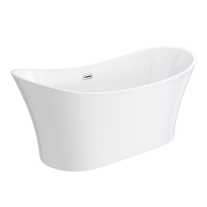 Windsor Sorrento 1720 x 790mm Modern Double Ended Freestanding Bath Profile Large Image