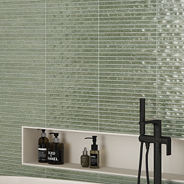 Winston Matchstick Sage Wall Tiles - 150 x 300mm