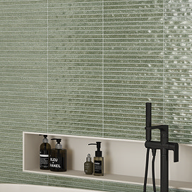 Winston Matchstick Sage Wall Tiles - 150 x 300mm