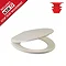 Wirquin Flamenco Lock+ Toilet Seat with Stainless Steel Hinges Large Image