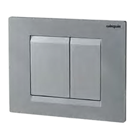 Wirquin Initio Compact WC Frame with Chrome Push Plate Profile Large Image
