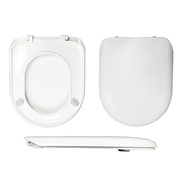 Wirquin Maestro Lock+ Toilet Seat with Soft Close Metal Hinges